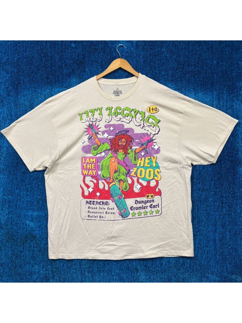 Dungeon Crawler Carl Beige T-Shirt Size 2X